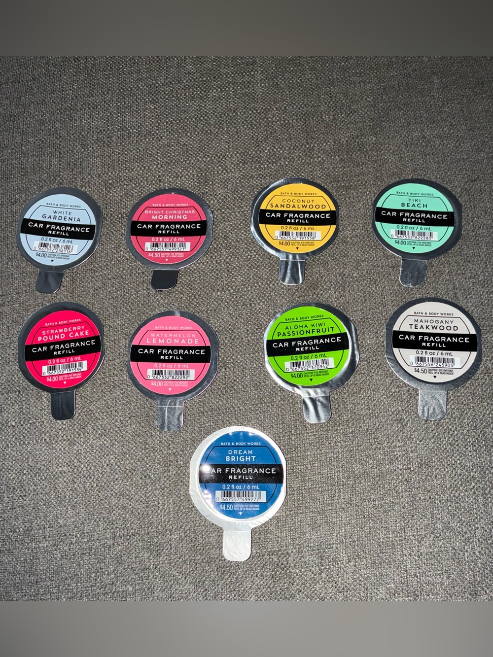 Bath & Body Car Refill Fragrance Bundle
